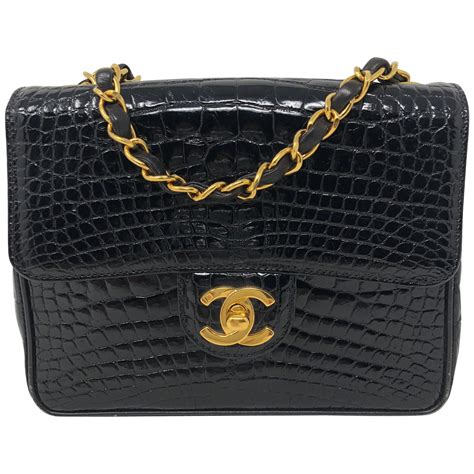 chanel bag crocodile